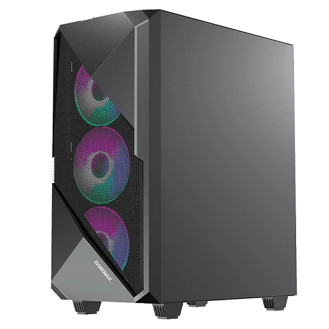 GameMax Revolt Black Computer Case — Korpuslər, Bakı (3)