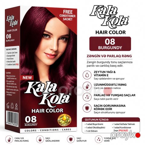 Krem-boya​​ Kala Kola 08 Burgundy 100 ml — Bakı