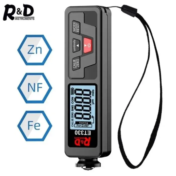R&amp;D ET-300 Professional Rəqəmsal Boya Qalınlığı Ölçən Cihaz (Bluetooth ilə) — Bakı