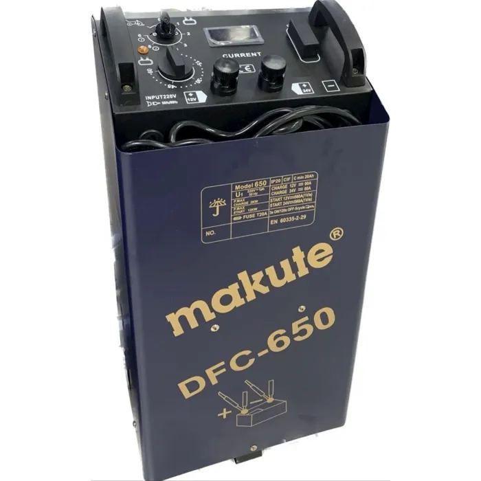 Makute Akkumulyator Şarj Aləti (Elektrikli) Model: DFC-650 – Peşəkar Start və Şarj Sistemi — Bakı