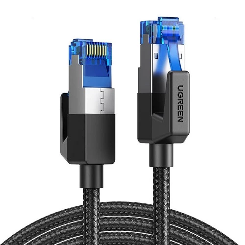 Ugreen NW153 Cat8 Shielded Round Braided Cable Modular Plugs 3m (80432) — Bakı