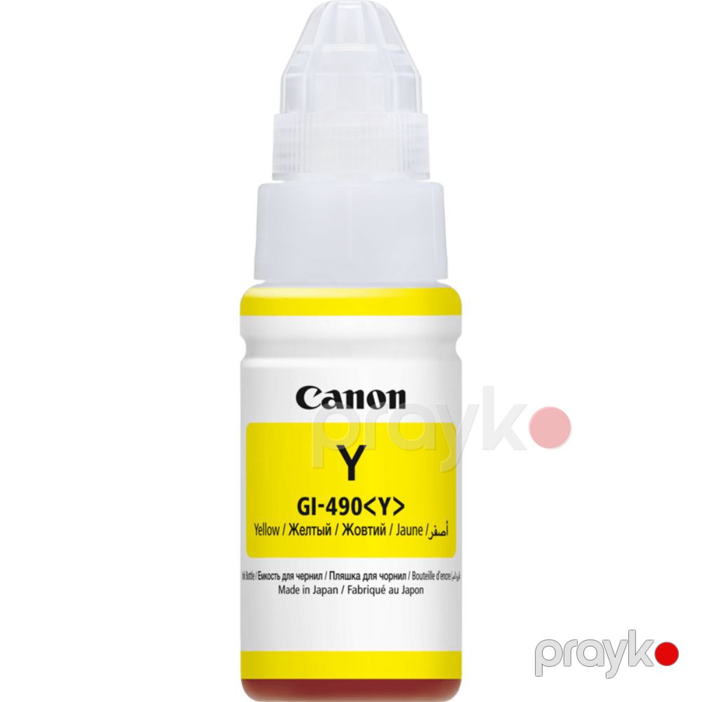 Canon INK Bottle GI-490 Y (0666C001) — Printerləri, Bakı (2)