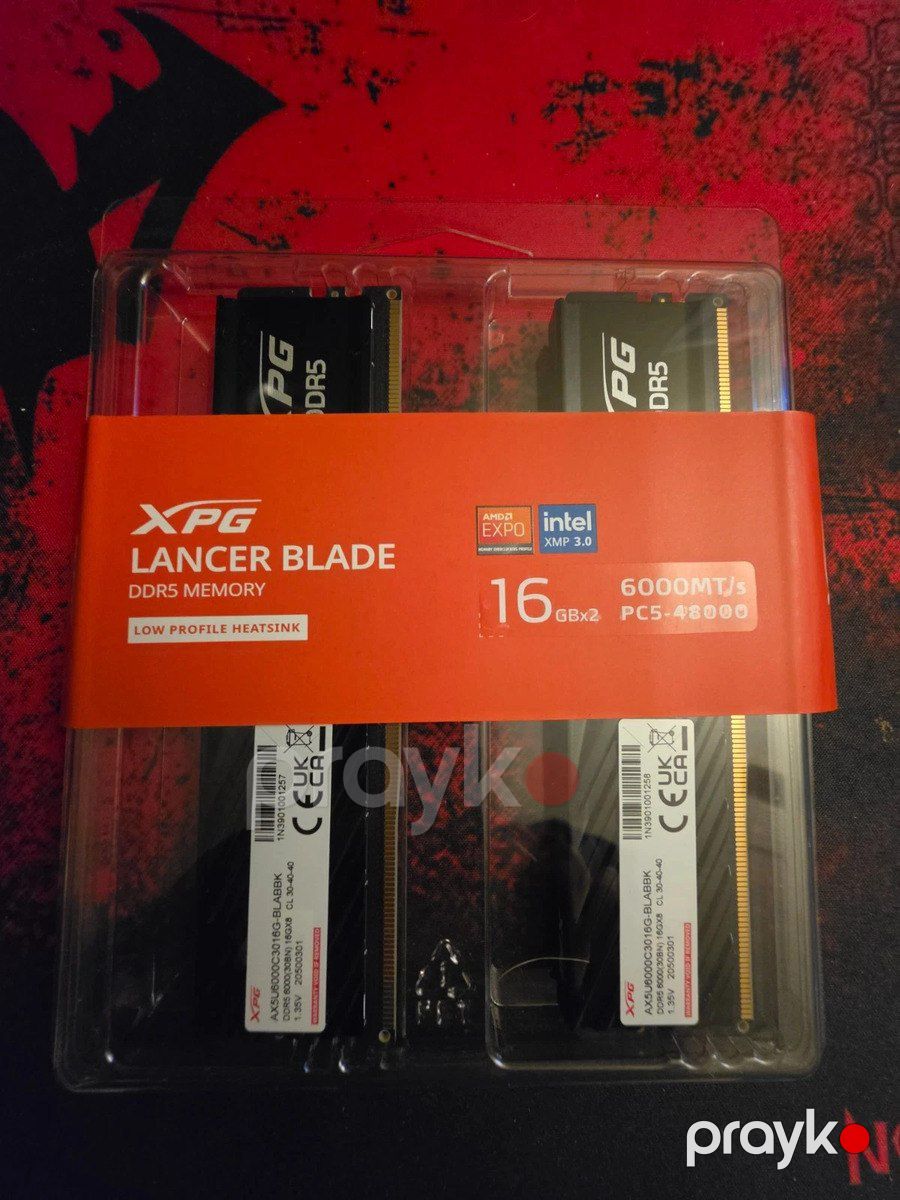 XPG Lancer Blade DDR5 32GB (2x16GB) 6000MHz CL30 — Kompüterlər və noutbuklar, Bakı (3)