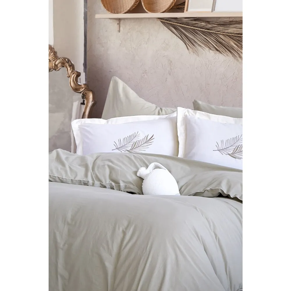 Yataq dəsti İyiGecələr Sweet Dreams, iki nəfərlik, Yaşıl (8681234943886) — Tekstil