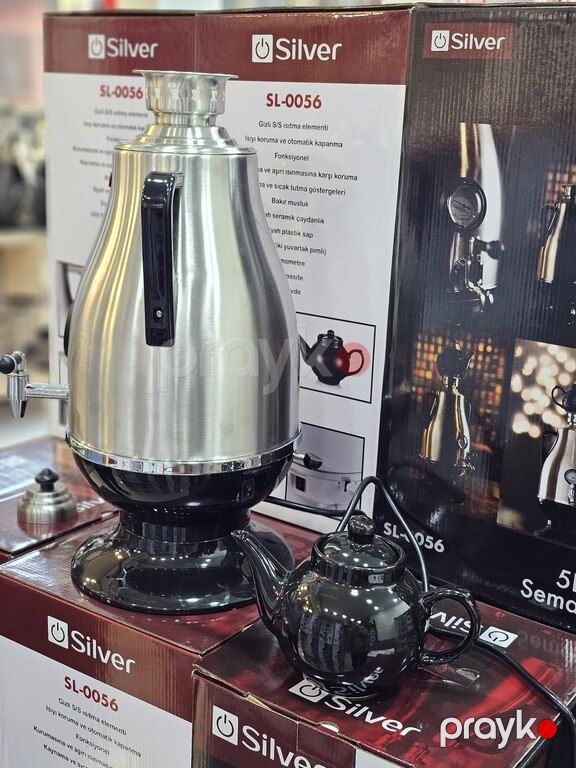 Elektrikli samovar "Silver" — Ev texnikası, Bakı (9)