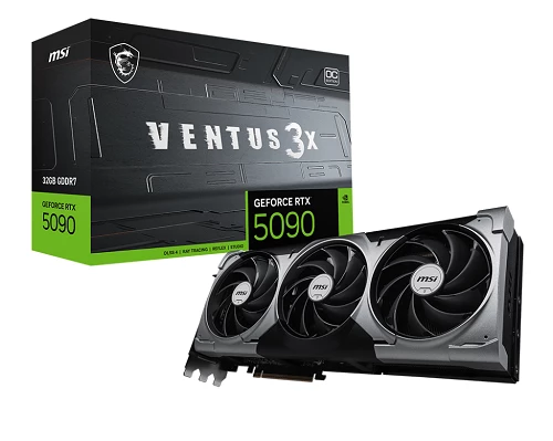 MSI GeForce RTX 5090 Ventus 3X OC 32GB 512bit — Video kartlar