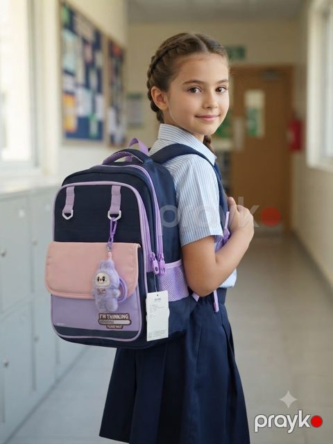 Məktəb çantası, poliester, rəngbərəng, 20 l — Bakı