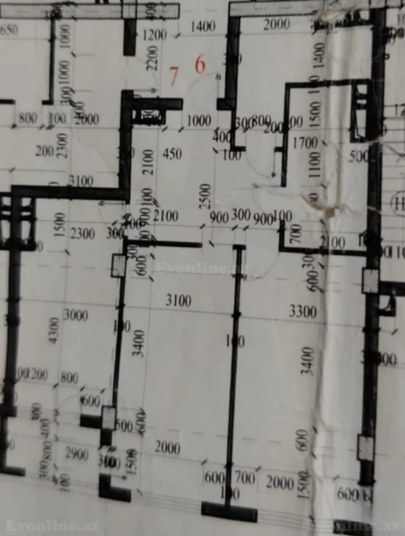 Satılır 3 otaqlı Mənzil Yeni tikili 91 m² Bakı, Nərimanov r., 28 May m — Mənzil, Bakı (4)