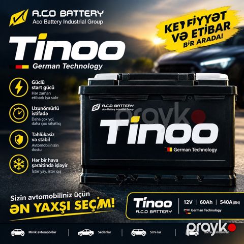 Akkumulyator Tinoo — Bakı