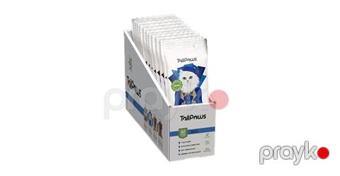 Pişiklər üçün yaş yem Tail Paws Hazel, qızılbalıq dadlı, 80 q — Bakı