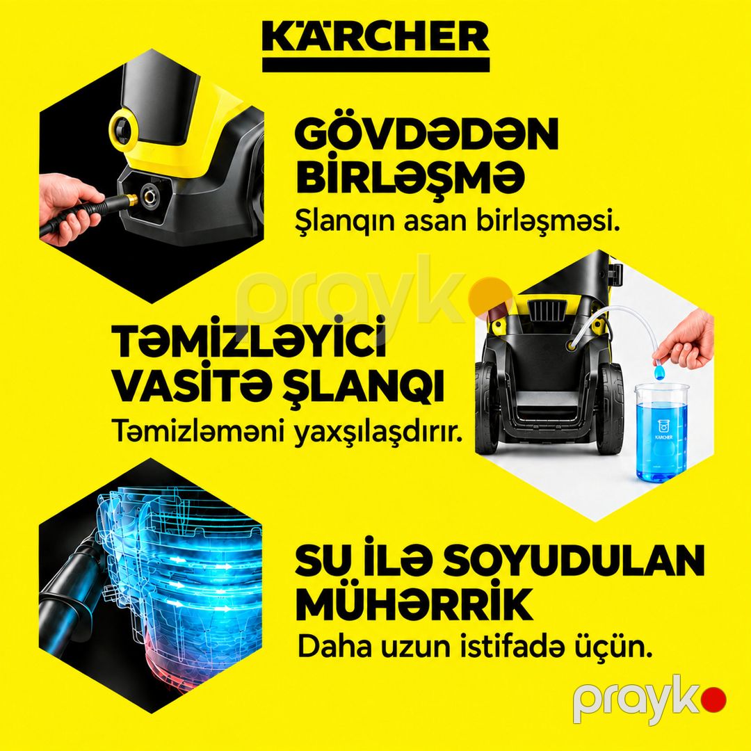 Yüksək təzyiqli yuyucu maşın Karcher K 7 WCM — Mallar, Bakı (2)