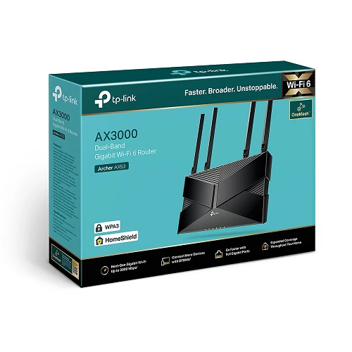 TP-Link Archer AX53 AX3000 Dual Band Gigabit Wi-Fi 6 Router — Giriş nöqtələri, Bakı