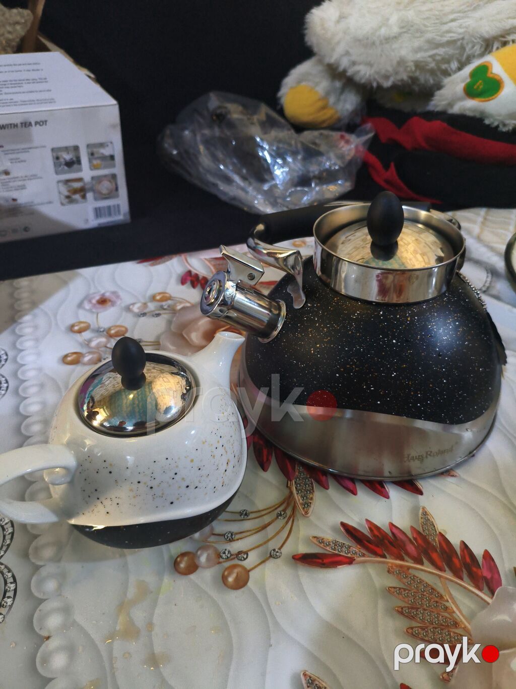 Çay dəsti, rəng - Qara, Keramika — Süfrə qabı, Digah (4)