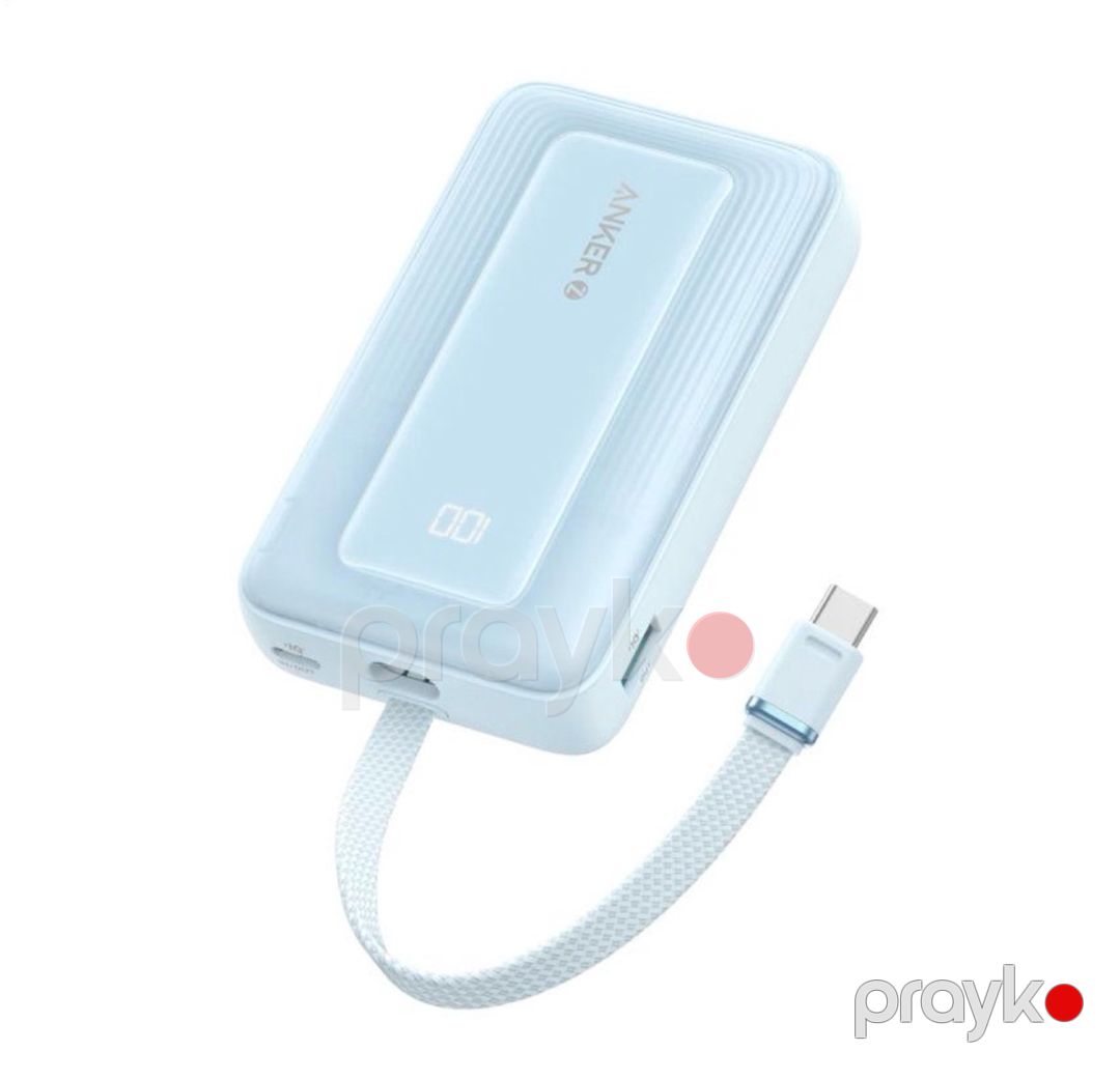 Anker Zolo Power Bank 10,000mAh 30W — Blue — Smartfonlar, Bakı (4)