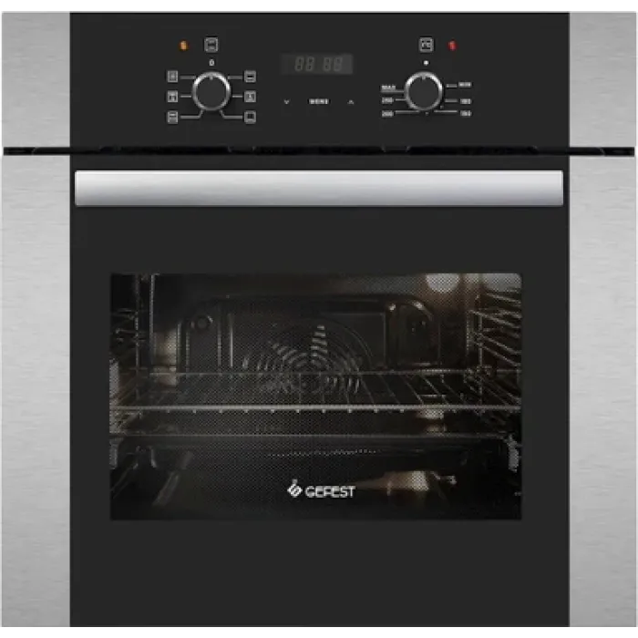 Gefest DA 622-02 H3 Modern Elektron Displeyli Quraşdırılan Elektrik Sobası, Paslanmaz Polad — Bakı
