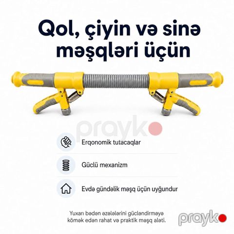 5919 Məhsulun adı: Espander A873, sarı, polad Brend: No Brand — Bakı
