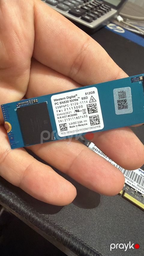 SSD wd SN530 512GB PCIe NVMe — Bakı