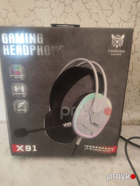 Onikuma X91 Gaming Headphone - RGB rəngli işıqlandırma - Yüksək — Pirəkəşkül