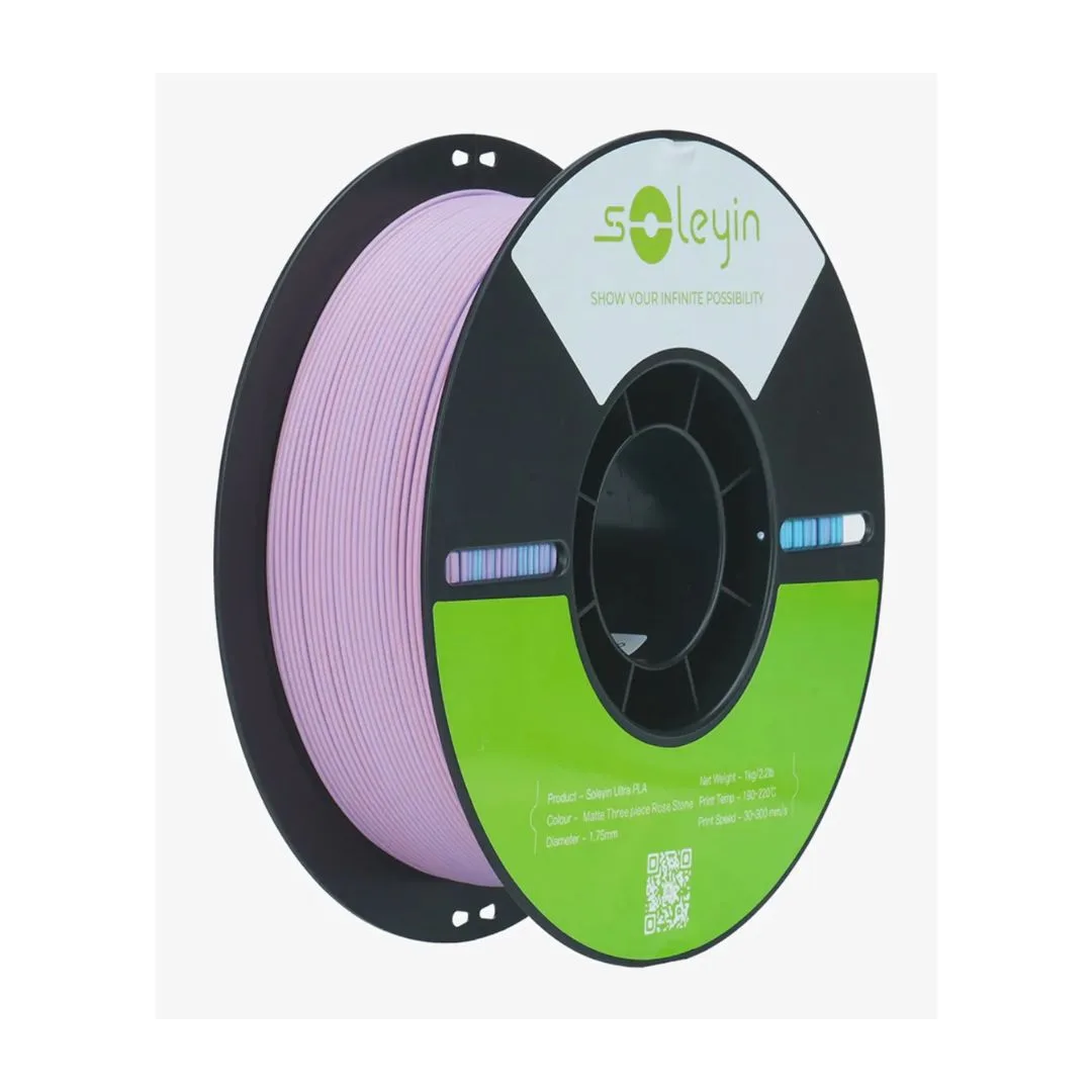 Soleyin Ultra PLA Matte Rose Stone 1.75mm 1kg — Bakı