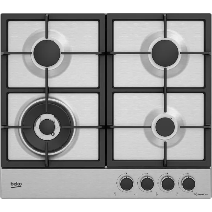 Beko HIML95225SXE Qazlı Bişirmə Paneli – 5 Gözlü, Gümüşü, Paslanmayan Polad, WOK — Bakı