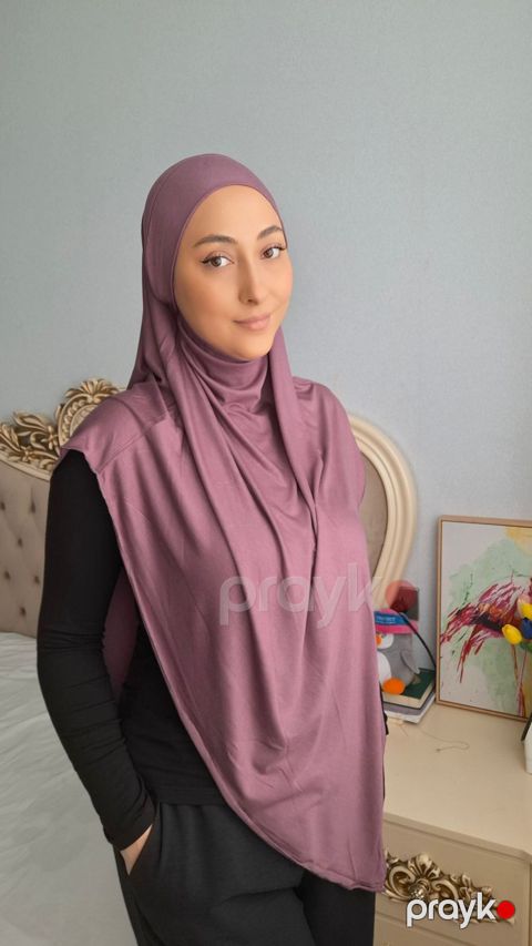 Hicab Ümmü-Gülsüm_0002, bənövşəyi — Bakı