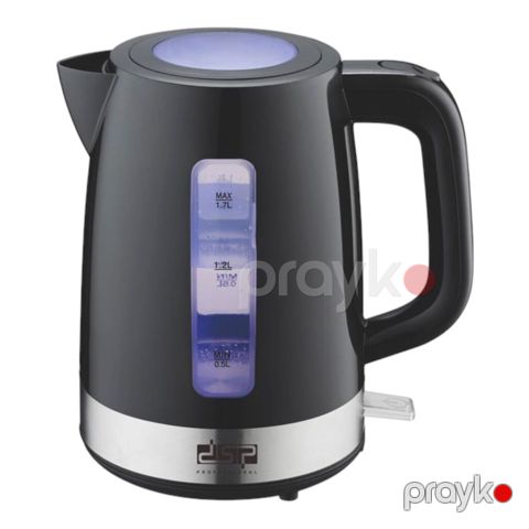 4609 Məhsulun adı: Elektrik çaydan DSP KK-1261 1.7 l 2200 W, qara — Bakı