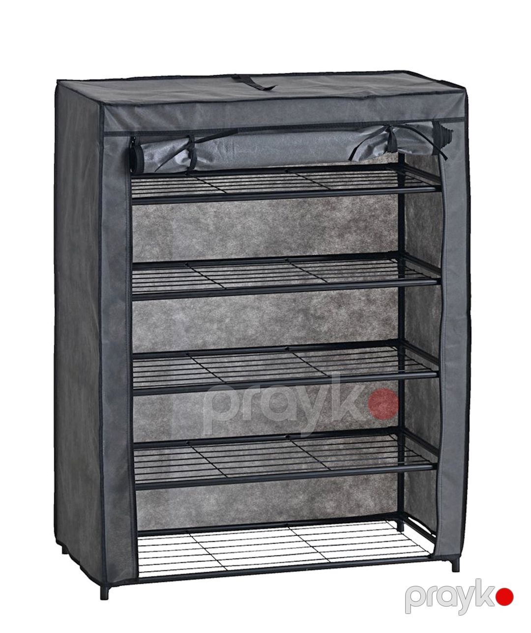 Ayaqqabı üçün tumba Jysk Damhus, 70x90x34 sm, boz — Mallar, Bakı (2)