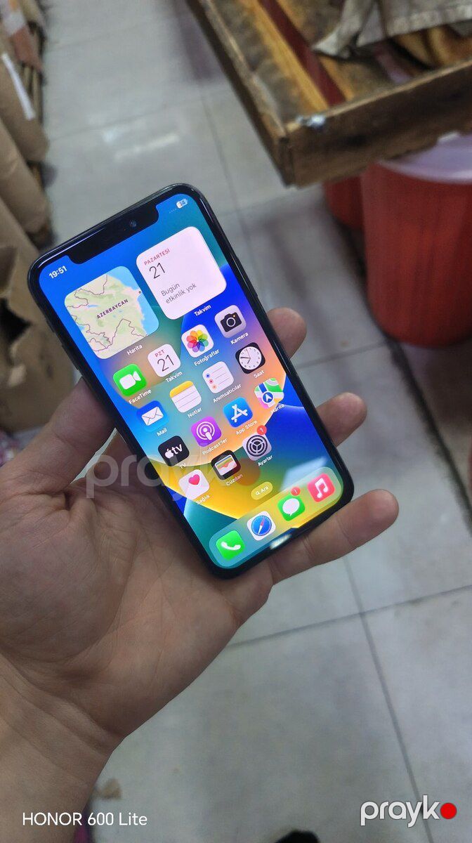 Apple iPhone X Silver 64GB/3GB — Smartfonlar, Quba (2)
