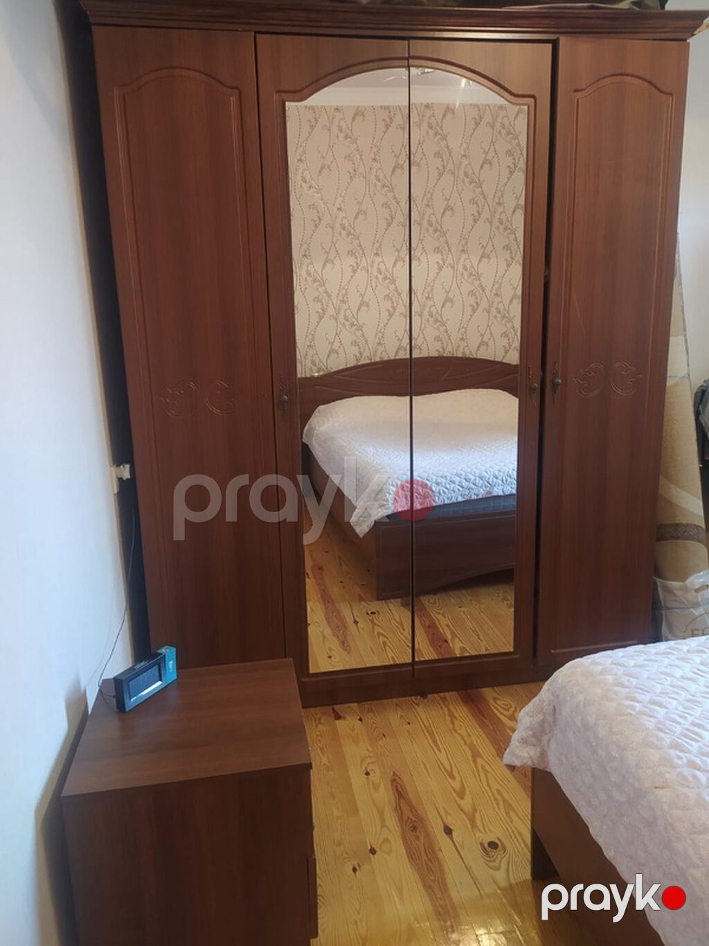 Yataq otağı mebel dəsti - Material: tünd qəhvəyi rəngli MDF/laminat — Yataq otağı mobilya dəstləri, Xırdalan (3)