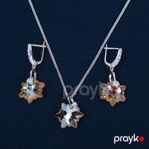 Zinət dəsti sırğa və boyunbağı Azgold 688 — Bakı