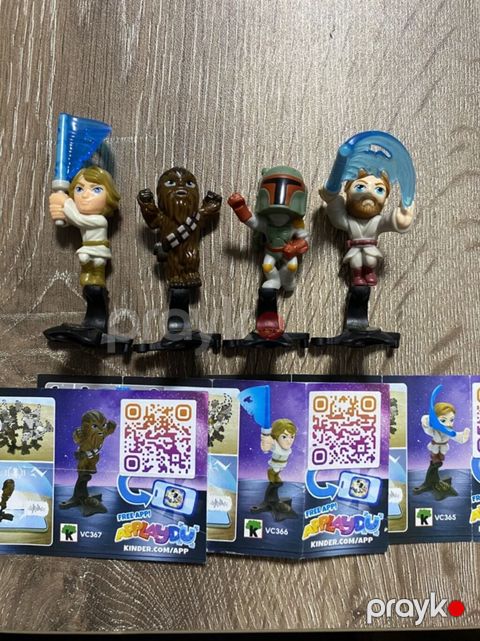 Məhsul: Kinder Surprise Star Wars fiqurları seti hamsi 5 manat,eded — Bakı