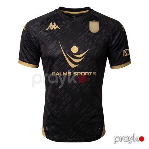 Azarkeş futbolkası Neftçi Kombat 2026/27, ölçü 2XL, pambıq, qara/qızılı — Bakı