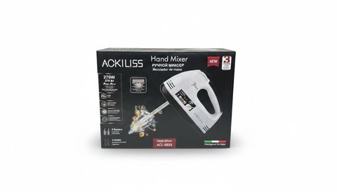 9879 Məhsulun adı: Mikser Ackiliss ACL-6633 White Brend: Ackiliss — Yoboo az — Блендеры, измельчители и миксеры
