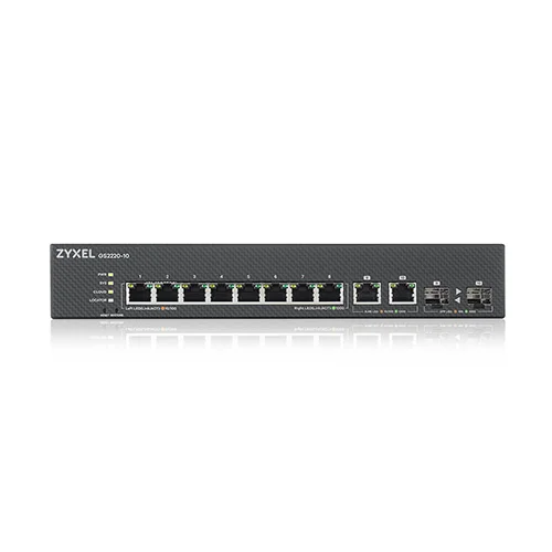 Zyxel NebulaFlex GS2220-10 (GS2220-10-EU0101F) 8-Port L2 Smart Managed Gigabit Switch — Şəbəkə və server avadanlığı, Bakı (2)