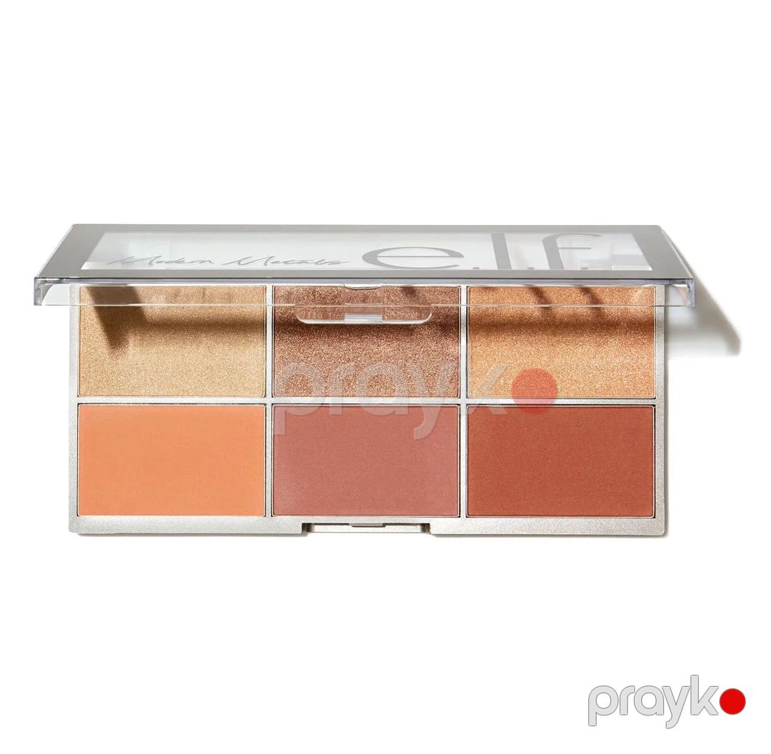Makiyaj paleti e.l.f. Modern Metals Blush And Highlighter — Mallar, Bakı (2)