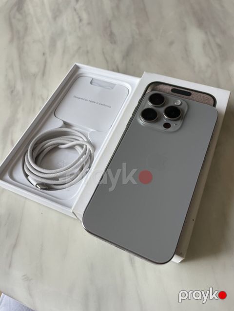 IPhone 15 Pro, 128 GB, Natural Titanium, Face ID — Bakı