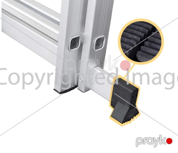 Nərdivan iki bölməli, 432 sm / 2*9 pillə, Maxko EME209 — Təmir və inşaat, Bakı (3)