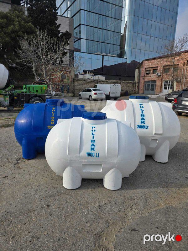 Plastik su çənləri — Su çənləri, kanisterləri, bochkalar, Bakı (2)