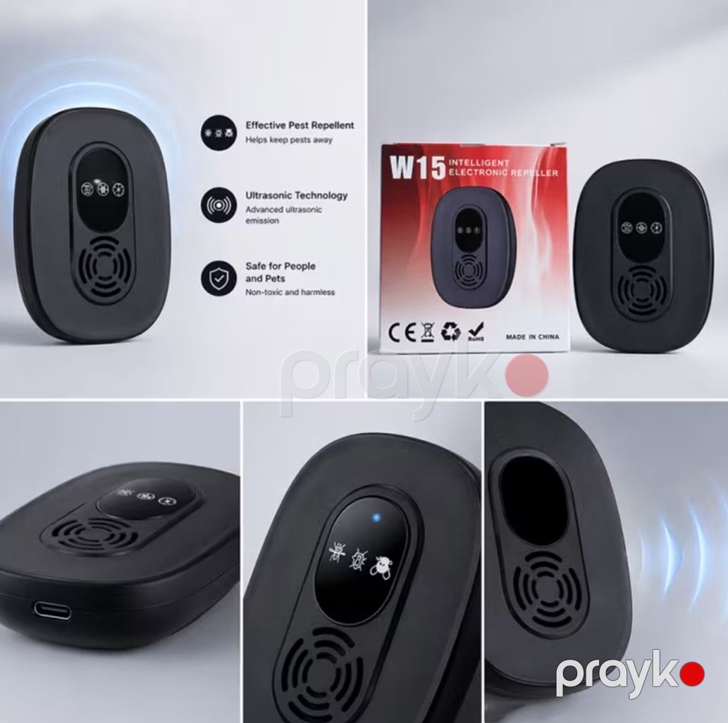 Ultrasəsli qorxuducu zərərvericilərə qarşı 72521266, 3W, qara — Mallar, Bakı (3)