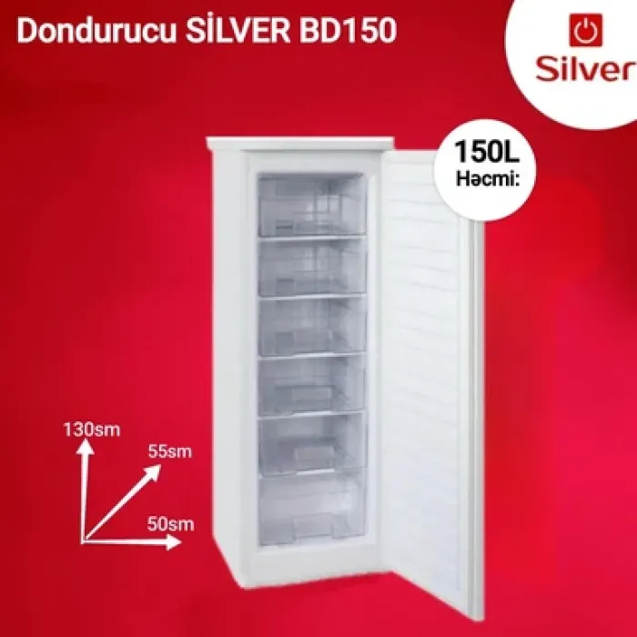 Silver BD 150-148 Dondurucu Şkaf 150L A — Bakı