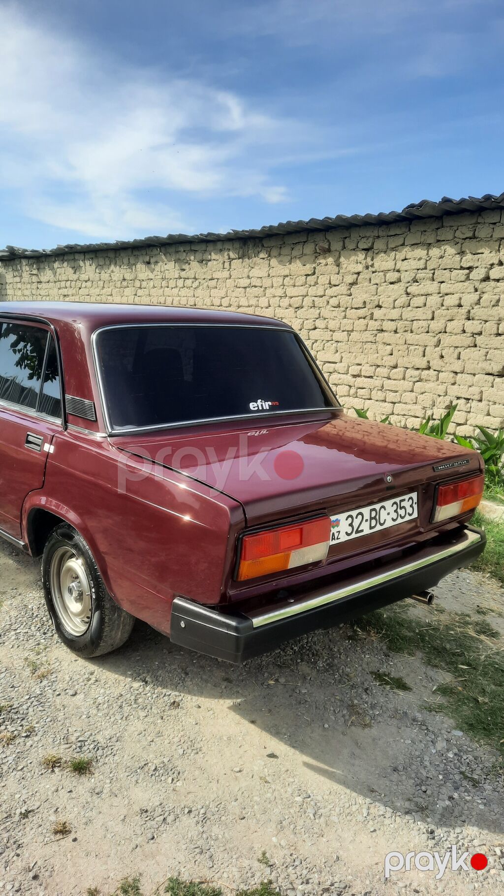 VAZ 2107 – tünd albalı rəngdə sedan Texniki və dizayn xüsusiyyətləri — Avtomobillər, Ucar (6)