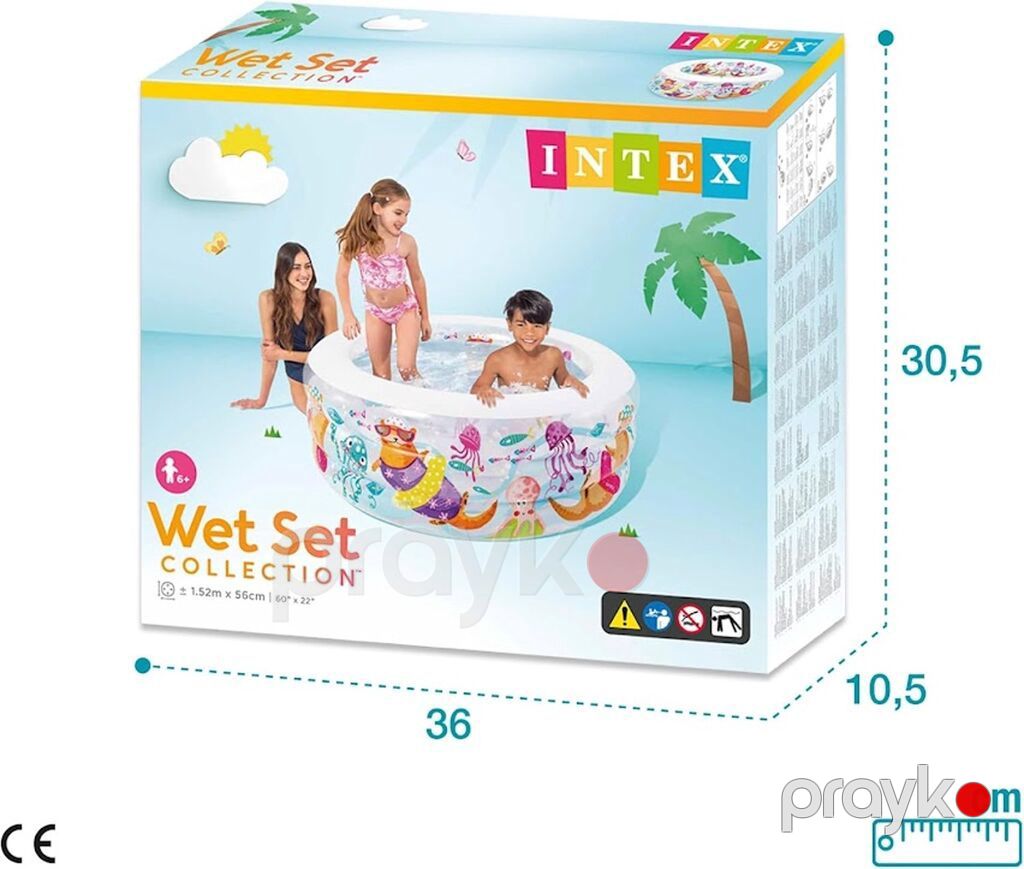 8021 Məhsulun adı: Uşaqlar üçün hovuz Intex H58480, rəngbərəng — Hovuzlar, Bakı (5)
