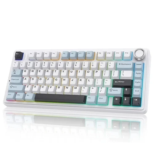 Aula F75 Glacier Blue Mechanical Gaming Keyboard — Bakı