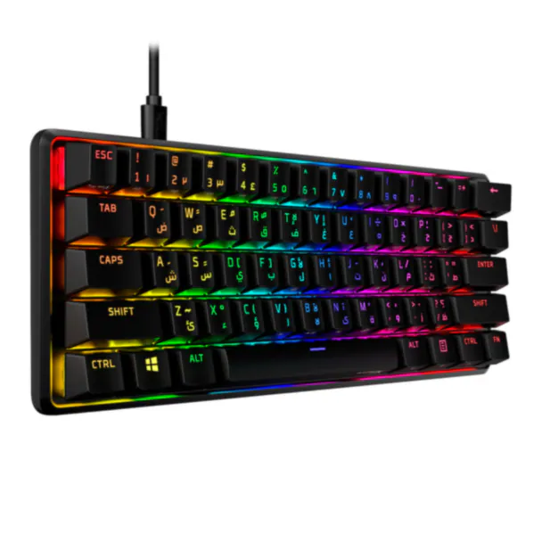 HyperX Alloy Origins 60 black 4P5N0AA — Klaviaturalar və siçanlar, Bakı (2)