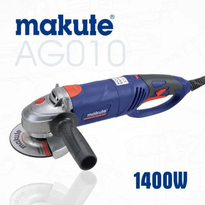 Makute Laqonda (Elektrikli) AG010 125 mm / 1400W – Kompakt və Dəqiq Daşlama Aparatı — Bakı