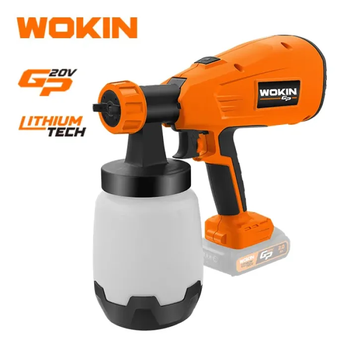 Wokın Akkumulyatorlu Rəngsaz Tapançası 20V (300 ml/dəq) — Bakı