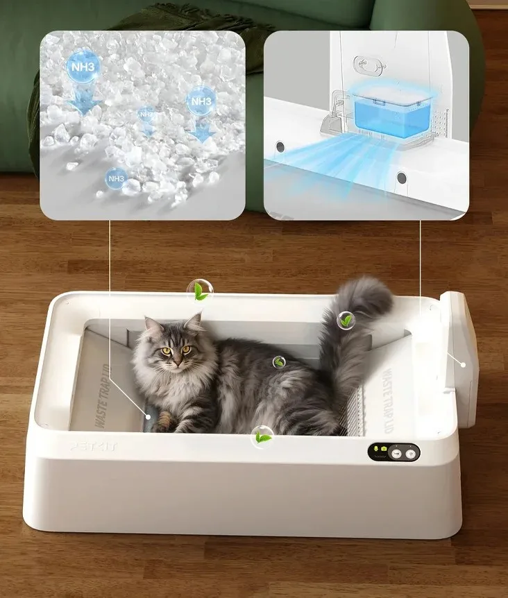 Petkit Magnetic Self-Cleaning Cat Litter Remover (P99021) — Mallar, Bakı (5)