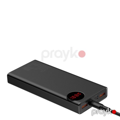 Baseus Mulight PPMY-A01 20000mAh 45W Rəqəmsal Ekranlı Power Bank — Bakı
