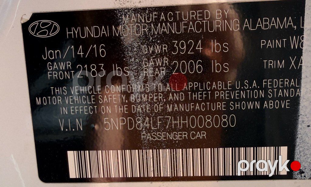 Hyundai Elantra, 2.0 L, 2016 il, 233 355 km — Avtomobillər, Bakı (8)