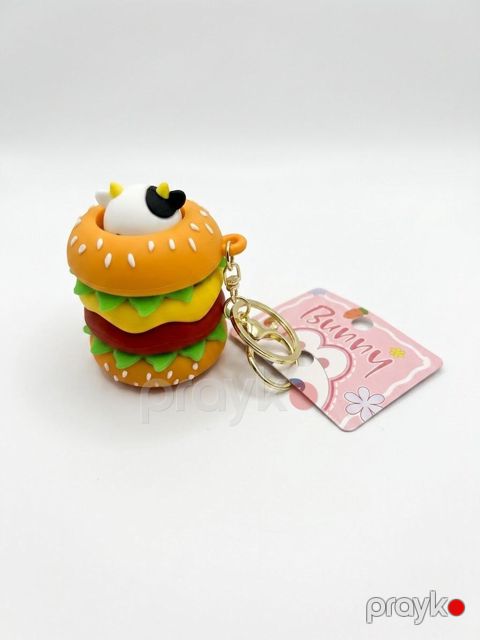 Brelok Burger, silikon, narıncı — Bakı